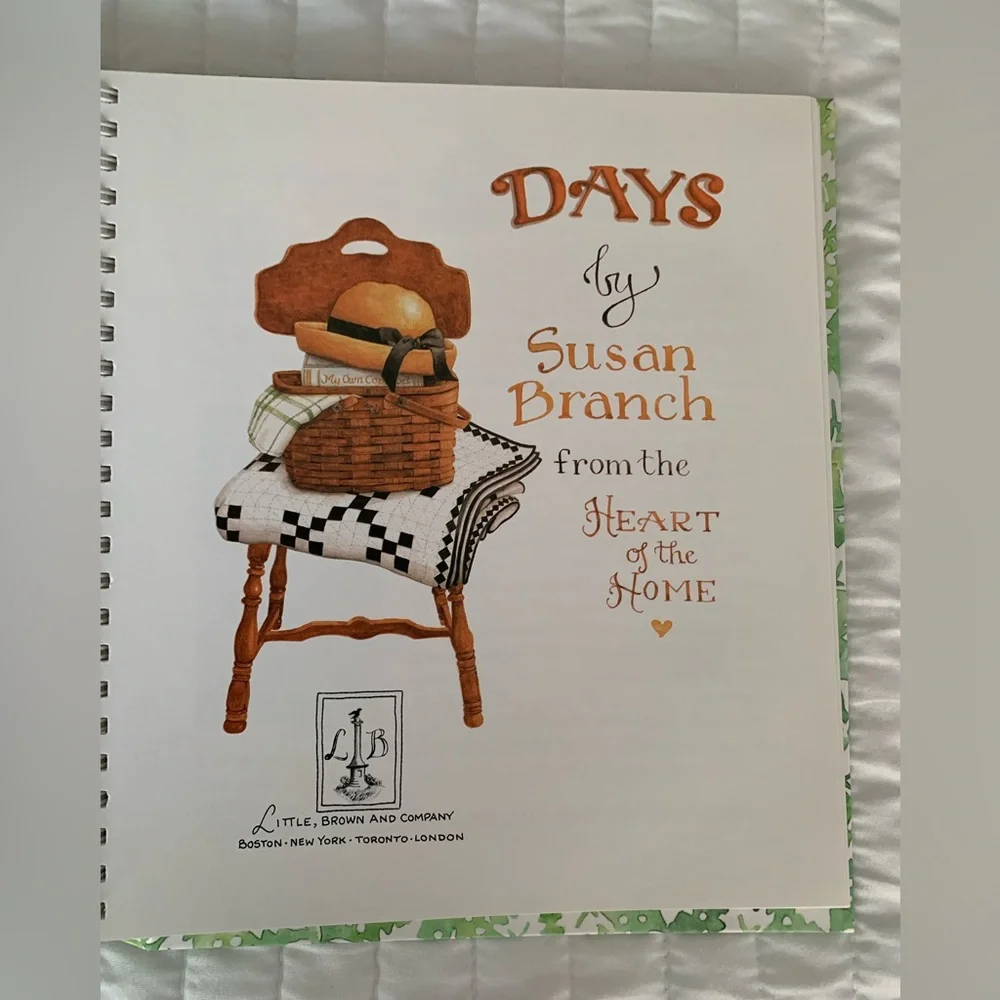 Fill In Yearly Planner Days from the Heart of the Home by Susan Branch Hardcover